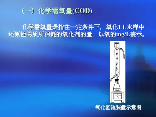 有机污染物的测定
