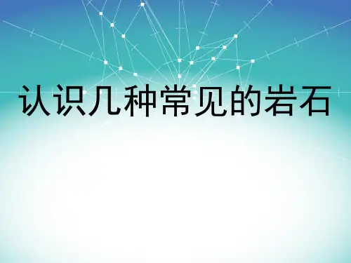 小学科学精品课件：认识几种常见的岩石