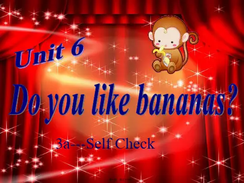 七年级英语上册Unit6Doyoulikebananas