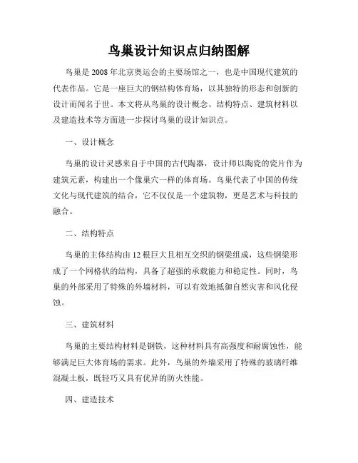鸟巢设计知识点归纳图解