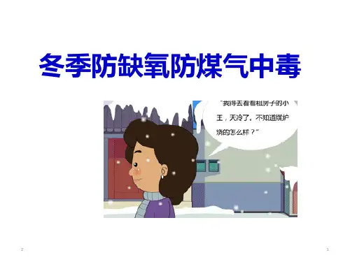 预防煤气中毒 主题班会课件