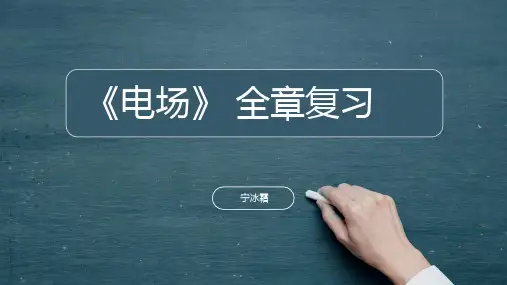 《电场》全章复习—人教版高中物理选修课件