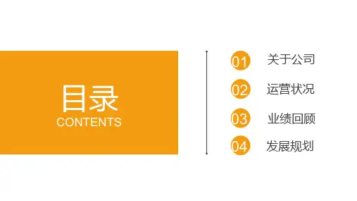 简约企业商务工作计划发展规划PPT模板