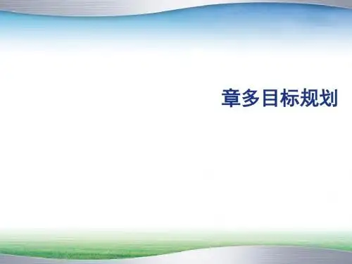 多目标规划教材(PPT 116张)