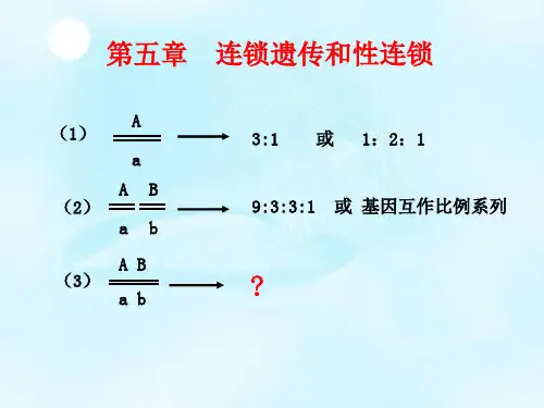 第五章连锁遗传和性连锁