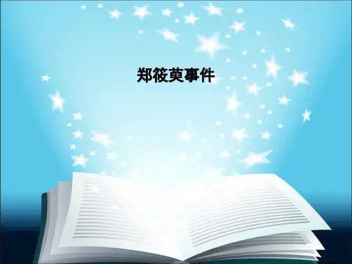 郑筱萸事件