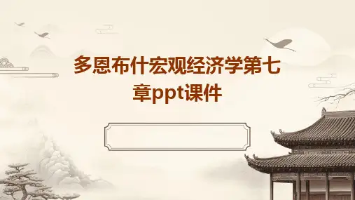 2024版多恩布什宏观经济学第七章ppt课件