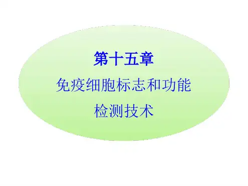 临床免疫学检验 课件 第15章 免疫细胞标志和功能检测技术