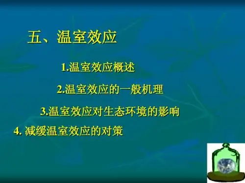 环境学  温室效应