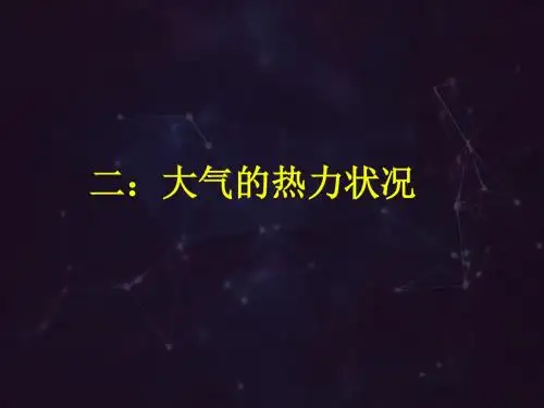湘教版高中地理必修一第二章第三节《大气环境》课件(共103张PPT)