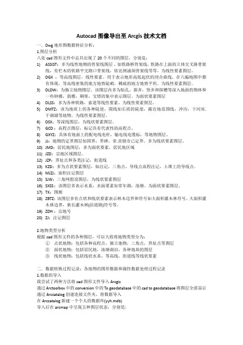 Autocad图像导出至Arcgis技术分析