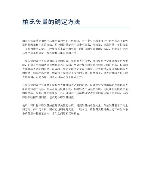 柏氏矢量的确定方法