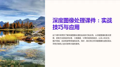 深度图像处理课件：实战技巧与应用