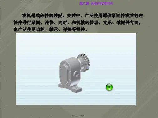 第八章螺纹、齿轮、常用标准件与连接表达方法