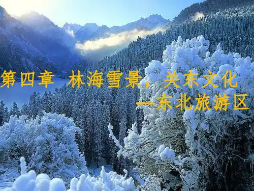 第一节  东北旅游区概述ppt课件