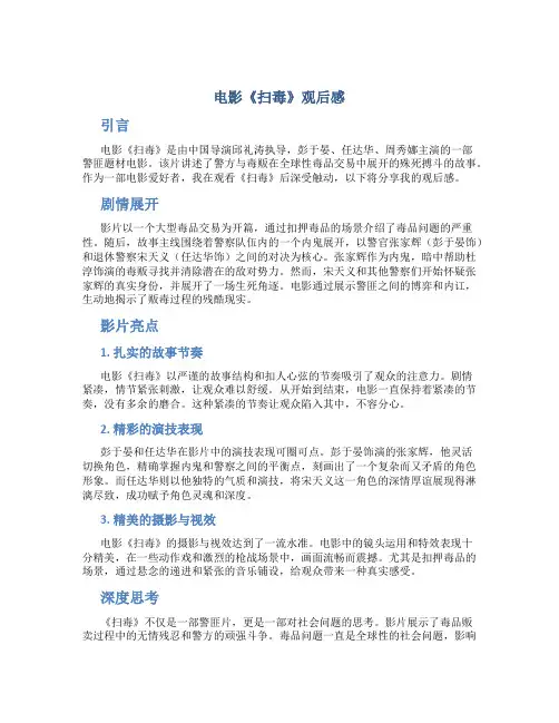 电影扫毒观后感