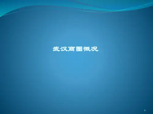 湖北武汉商圈介绍