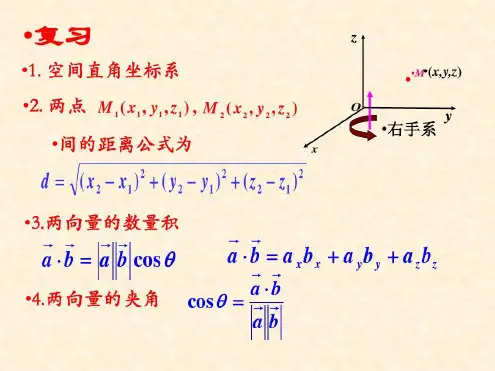高等数学曲面及其方程-2022年学习资料