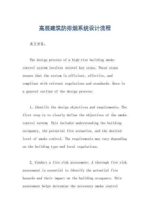 高层建筑防排烟系统设计流程