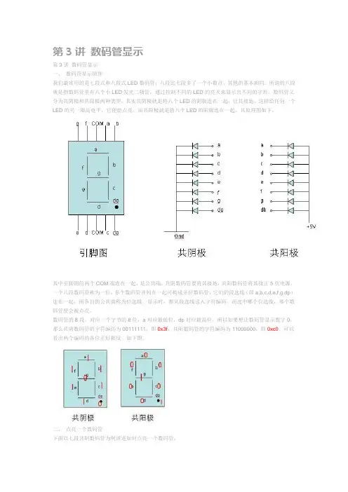 数码管显示