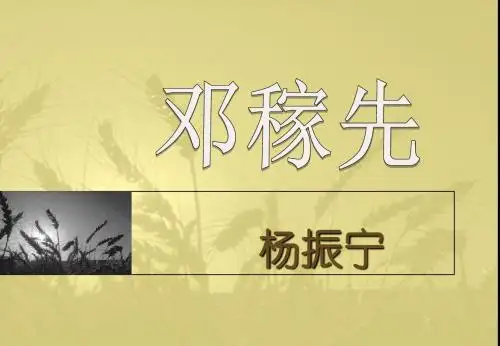 《邓稼先》
