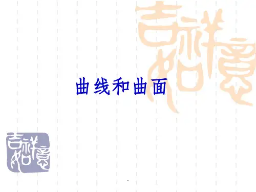 计算机图形学10_曲线曲面参数表示的基础知识PPT课件