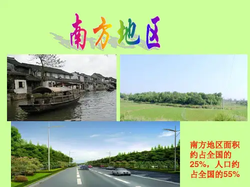 高考区域地理 中国南方地区(共80张PPT)