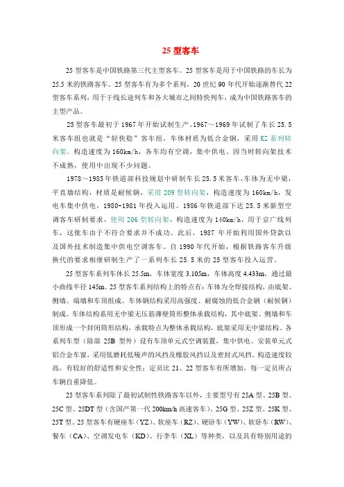 25型系列客车