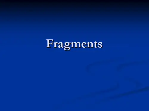 英语基础写作Basic English Writing sentence1