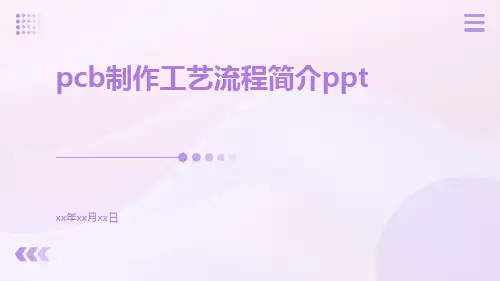 PCB制作工艺流程简介ppt