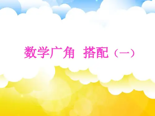 二年级数学广角——搭配