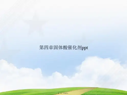 第四章固体酸催化剂ppt讲课文档