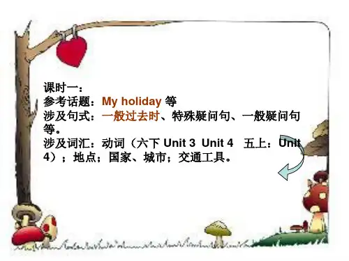 六年级英语下册期末复习课件1(PPT)5-1