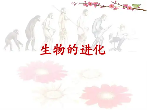 六年级上册科学课件-《生物的进化》北京课改版