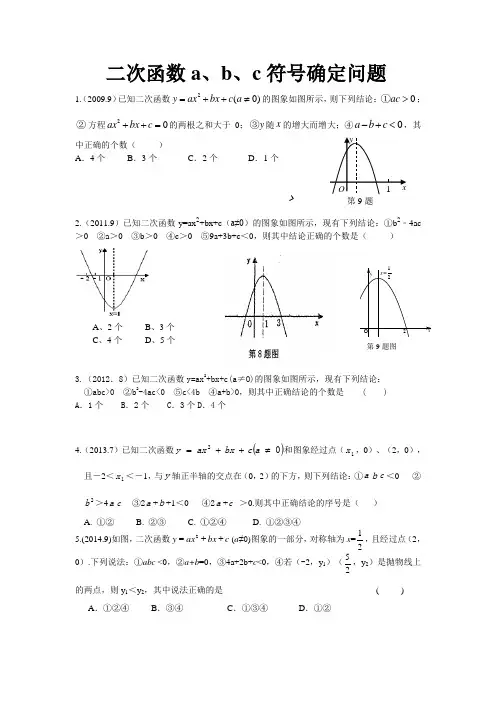 二次函数试题