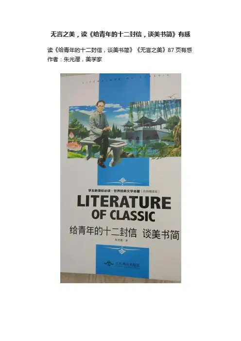 无言之美，读《给青年的十二封信，谈美书简》有感