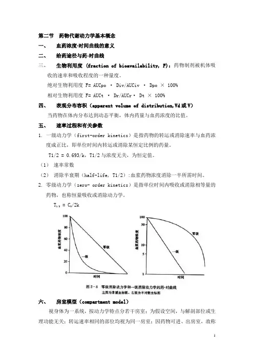 北京卫生职校药理学(人卫版)教案：第三章 机体对药物的作用——药动学02