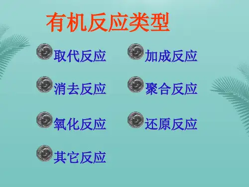 有机反应类型-推荐精选PPT
