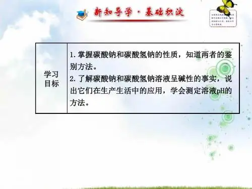 苏教版高中化学必修一2.2.2碳酸钠的性质与应用 课件