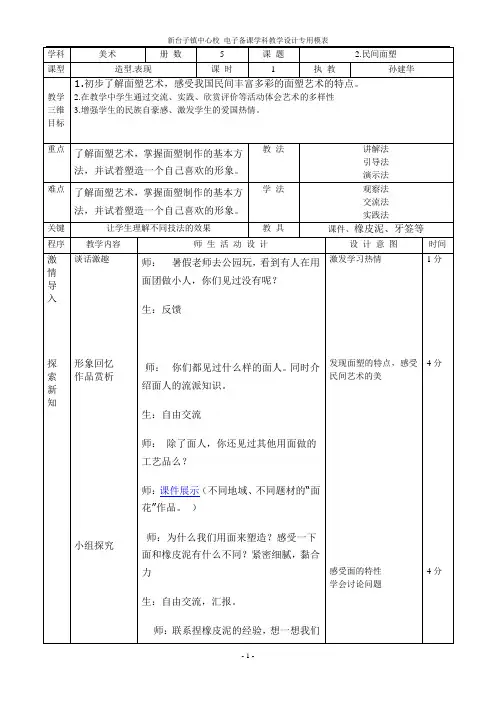 2.民间面塑