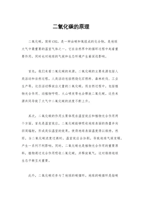 二氧化碳的原理