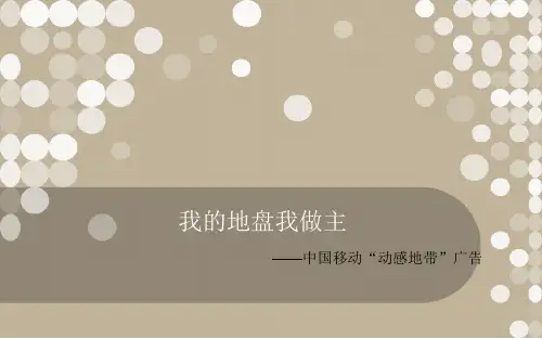 中国移动动感地带广告案例分析