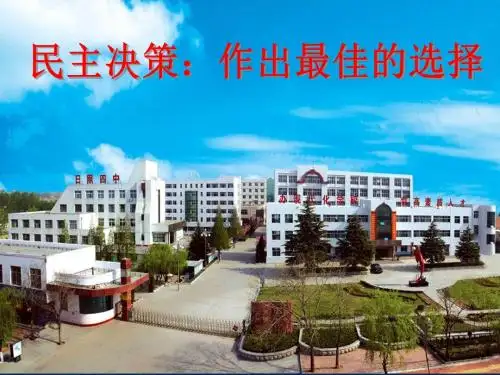 【高中政治】民主决策：做出最佳的选择ppt精品课件1
