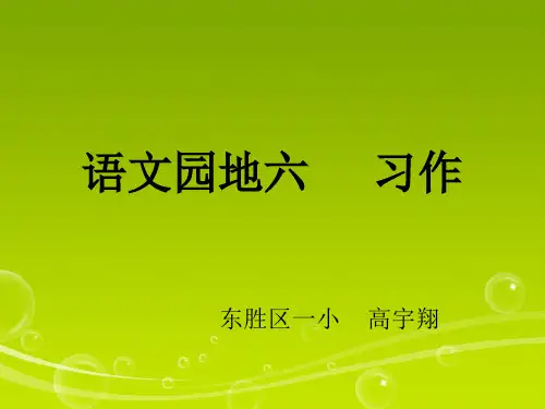 语文园地六     习作