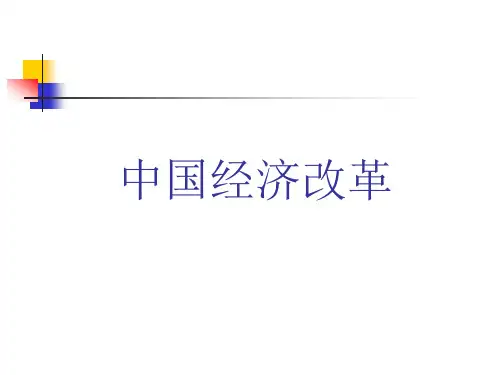 中国经济改革国企改革.ppt
