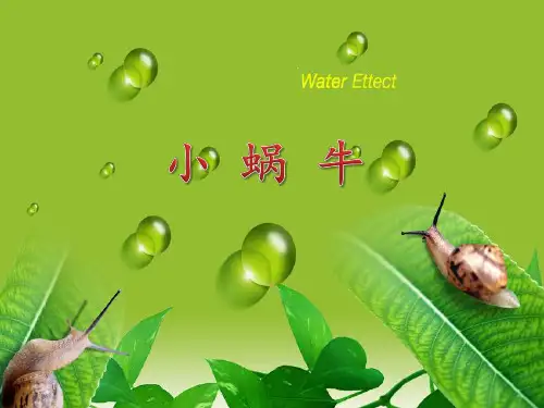 一年级语文上册课件-课文14小蜗牛课件人教部编版(共21张PPT)