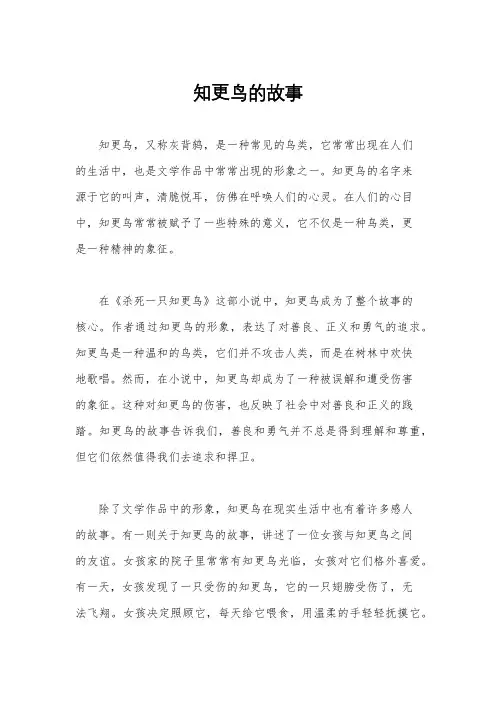 知更鸟的故事