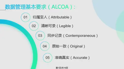 数据一致性管理PPT课件