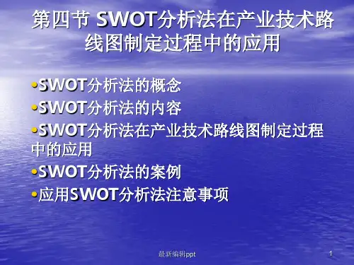 SWOT分析和雷达图ppt课件