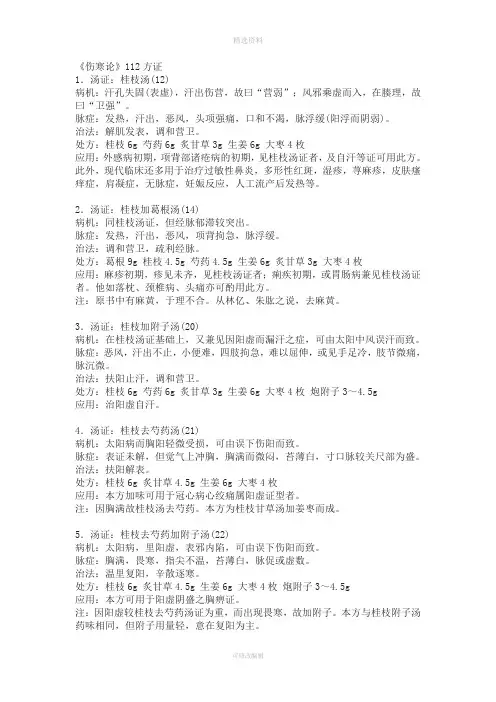 伤寒方全解给大家传点好东西